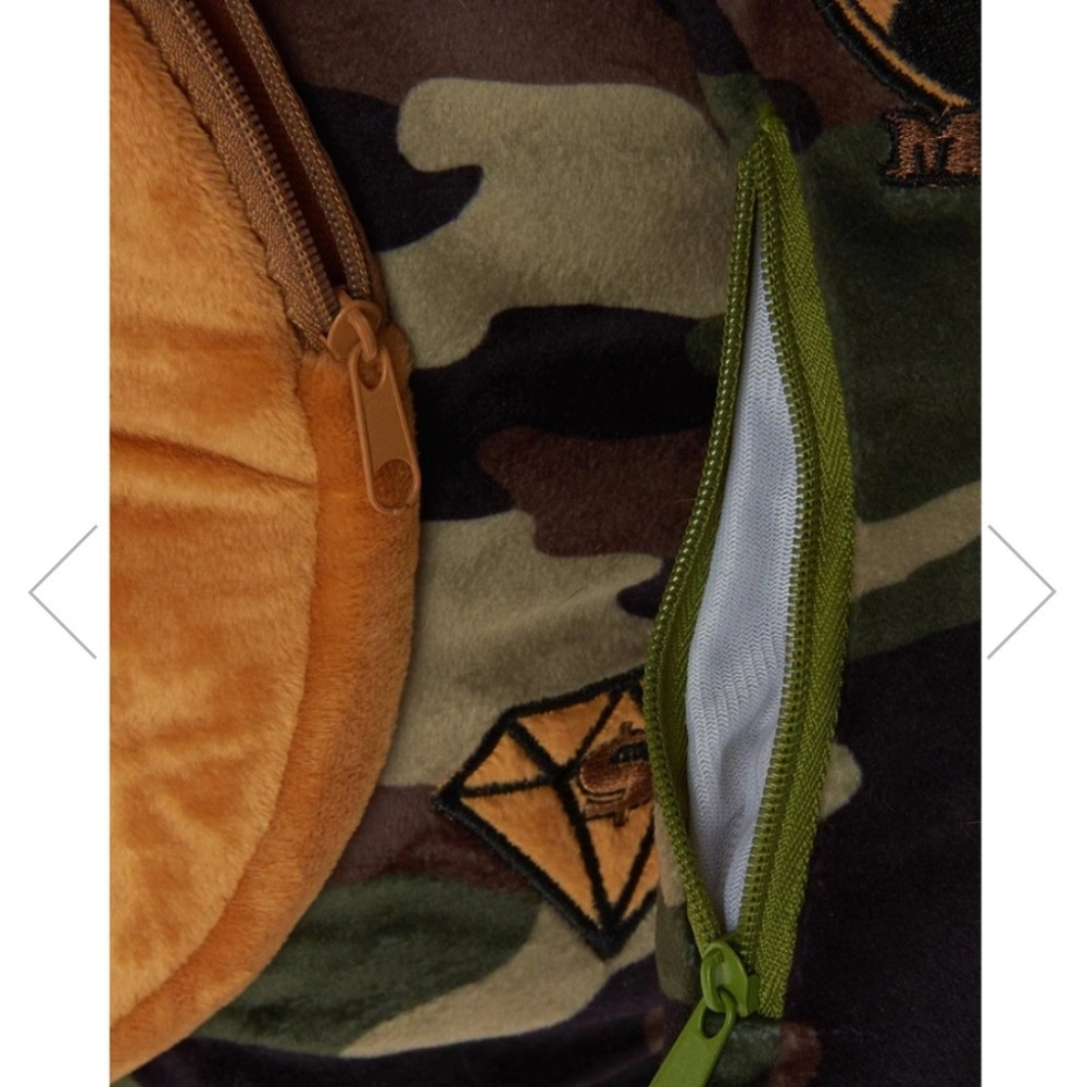 SPRAYGROUND. CAMOCHECK MONEYBEAR TEDDYBEAR BACKPACK - Picture 7 of 12
